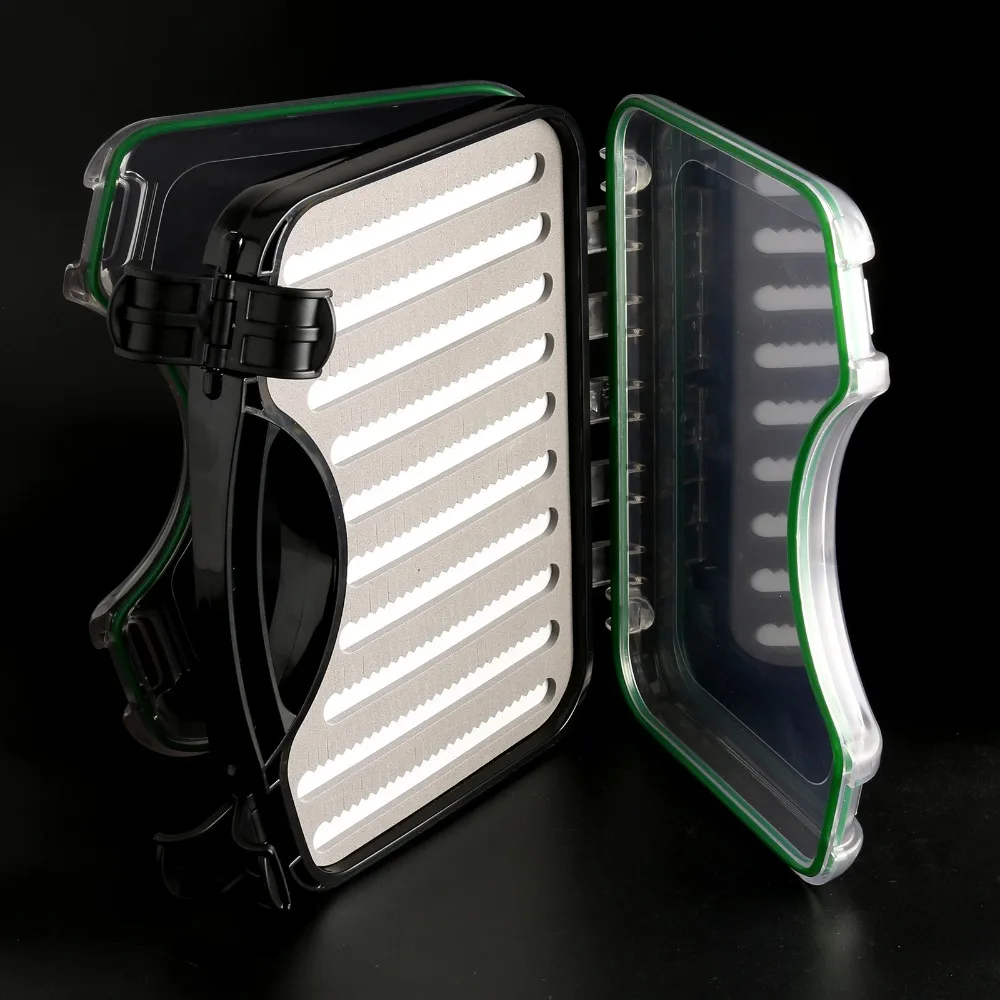 Super Large Fly Fishing Box Waterpoof Double Sides Design Clear Fly Box