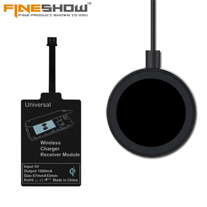 Universal Qi Wireless Charging Kit Charger Charging Adapter Receptor Receiver Pad Coil For Huawei Xiaomi THL OnePlus Micro USB