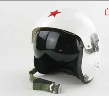 Motorcycle helmet fiberglass GRP army style helmet double Lens flight helmet Capacete Casco motocicleta