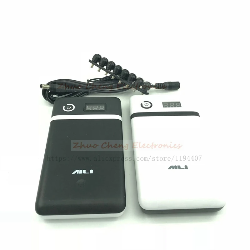 

5V/9V/12V/19V/21V output mobile note book power bank box 18650 battery case box section 6 universal treasure to DIY