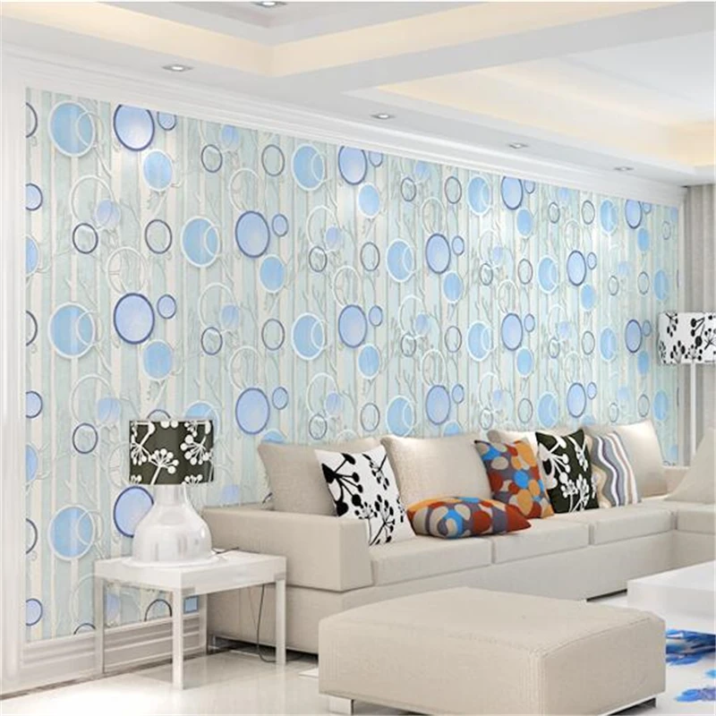 

beibehang Simple Pastoral Plain Wallpapers Living Room Bedroom Papel de parede TV Background Wallpaper Thicker Deer Skinpot