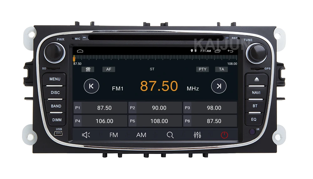 Perfect IPS screen Android 8.1 Car DVD Multimedia Player GPS for Ford Mondeo Focus S/C Max Galaxy Kuga with wifi BT Stereo Radio 15