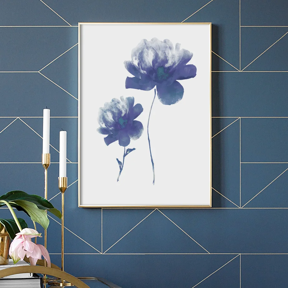 Watercolor-Blue-Tropical-Big-Leaves-Nordic-Plant-Posters-And-Prints-Wall-Art-Canvas-Painting-Kids-Wall (1)
