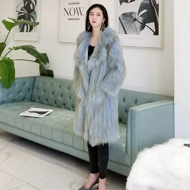 Photo Manteaux Plus De Zdfurs Femmes Fourrure Taille Longue Fourrures Raton Vestes 100 Tricoté Réel Laveur As Cm Véritable Longueur Naturel 1qrwHq60x