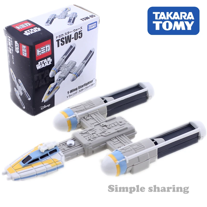 Takara Tomy Tomica TSW 05 Disney Звездные войны Y Wing Battleship литый под давлением горячий
