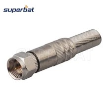Superbat 10 шт. РЧ разъем 75 Ом F мужской прямой штекер мужской коаксиальный разъем для RG59