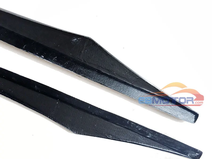 Real Carbon Fiber Side Skirts Spoiler Trim 1pair for BMW F06 F12 F13 M-Sport M-Tech 2014UP B292