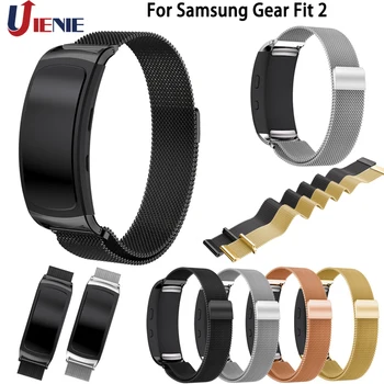 

Milanese Watchband Straps for Samsung Gear Fit 2 Fit2 Pro SM-R360 Smart Watch Band Stainless Steel Wristband Replace Bracelet