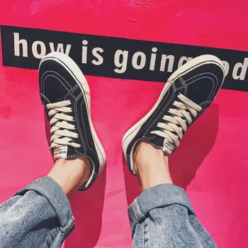 

2019 Spring Summer Canvas Men Shoes Breathable Casual Flat Shoes Man Canvas Shoes Outdoor Men's Vulcanized Shoes Tennis