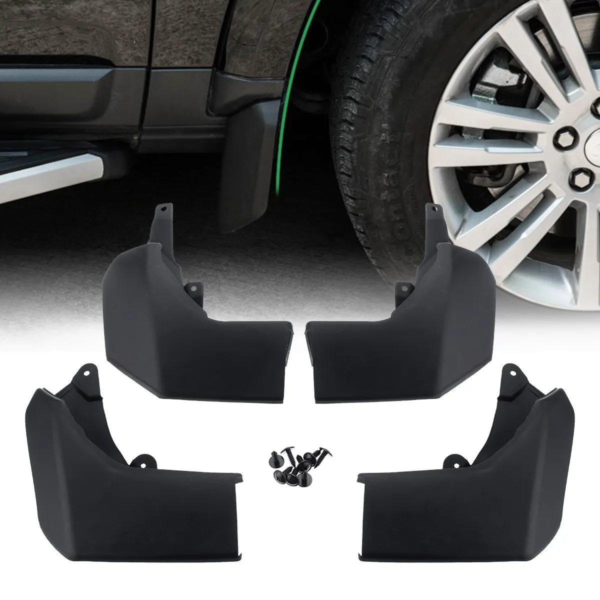 4 шт. передний задний брызговик Mudflap Набор для Land Rover Discovery 3 4 CAS500010PCL VPLAP0017