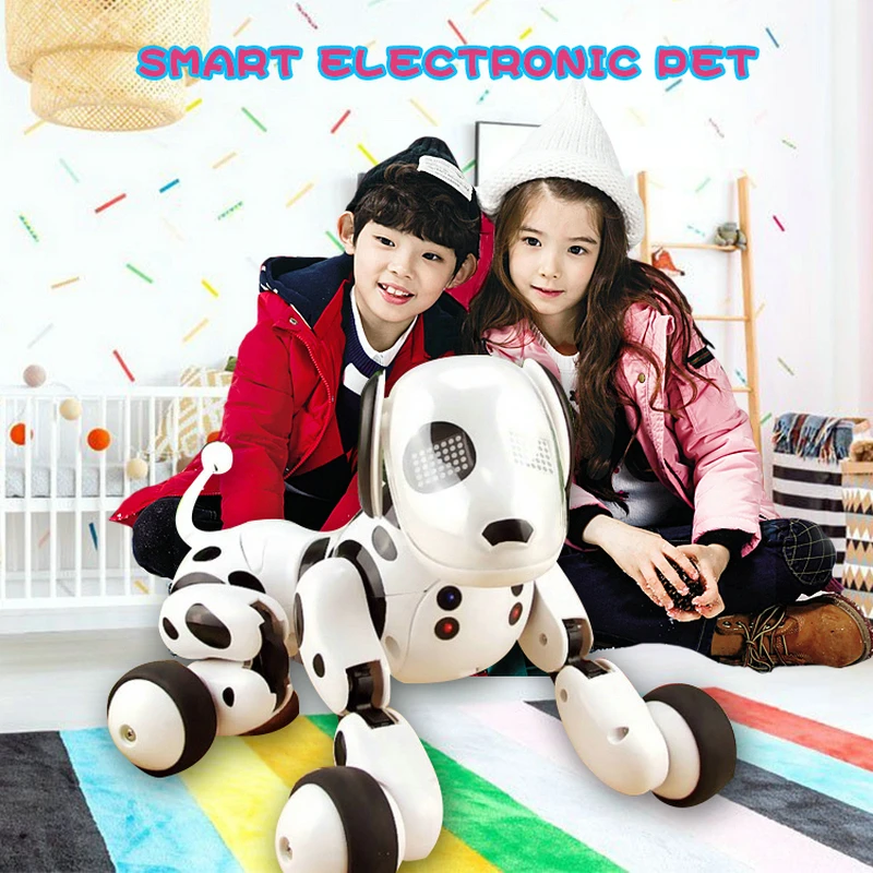 

Intelligent machine toy dog 2.4G wireless remote control dog new puzzle electric dance programming dog smart dog Christmas Gifts