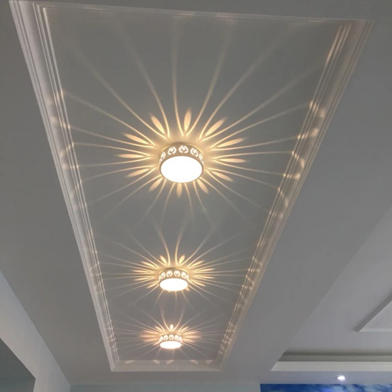 Kaufen 3W 5W 15W LED Embed Pocken Modellierung Licht Decke Lampe Spot Beleuchtung für Decke Korridor Tür Licht dekoration