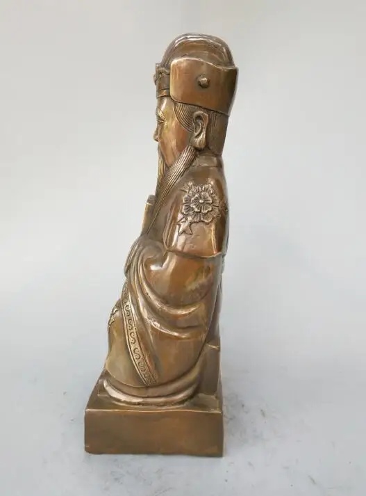 Details about / Chinese pure brass kitchen god Buddha statue