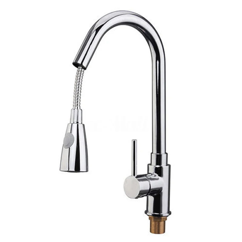 

Mayitr Kitchen Basin Pull Out Faucet 360 Degree Swivel Spray Sink Hot Cold Mixer Water Tap For Kitchen Faucet Hardware
