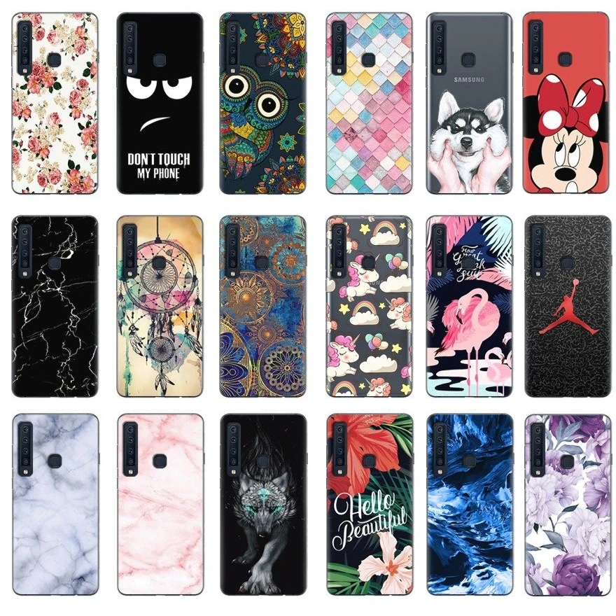 TPU Soft Cases for Samsung Galaxy A9 2018 Case 6.3&quot Silicone Back Cover A920 A920F Phone fundas |