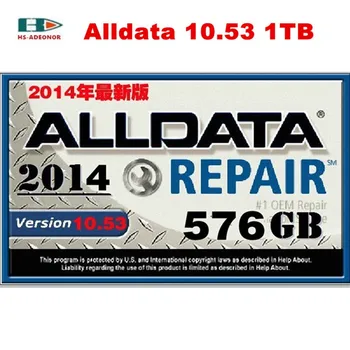 

2017 Auto Repair Software Alldata 10.53+ mitchell on demand 5 software 2015 new usb hard disk all data 1TB HDD DHL Free Shipping