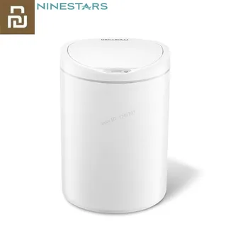 

NINESTARS Smart Trash Can Motion Sensor Auto Sealing LED Induction Cover Trash 7/10L Mi Home Ashcan Bins