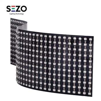 

WS2812B Mini Digital Flexible RGB LED Panel Screen 2427 SMD 11x44 / 22x22 Full Dream ColorDigital Individually Addressable DC5V