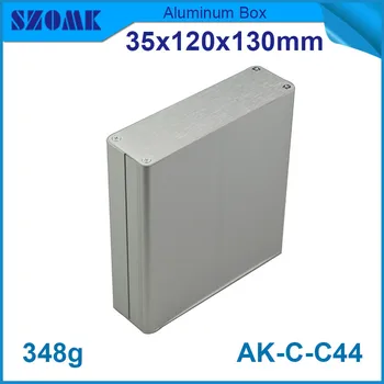 

4pcs/lot anodizing aluminum housing enclosure silvery control box for electronic 35*120*130mm
