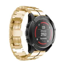 HL натуральная Нержавеющая сталь браслет Quick Release Fit Группа ремешок для Garmin Fenix 3/hr GPS часы груза падения sep22