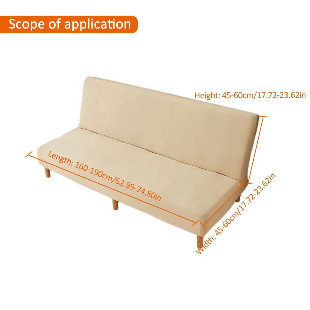 Складной простой диван-кровать Водонепроницаемый чехол для дивана эластичный утолщенный Универсальный Трехместный Чехол для дивана