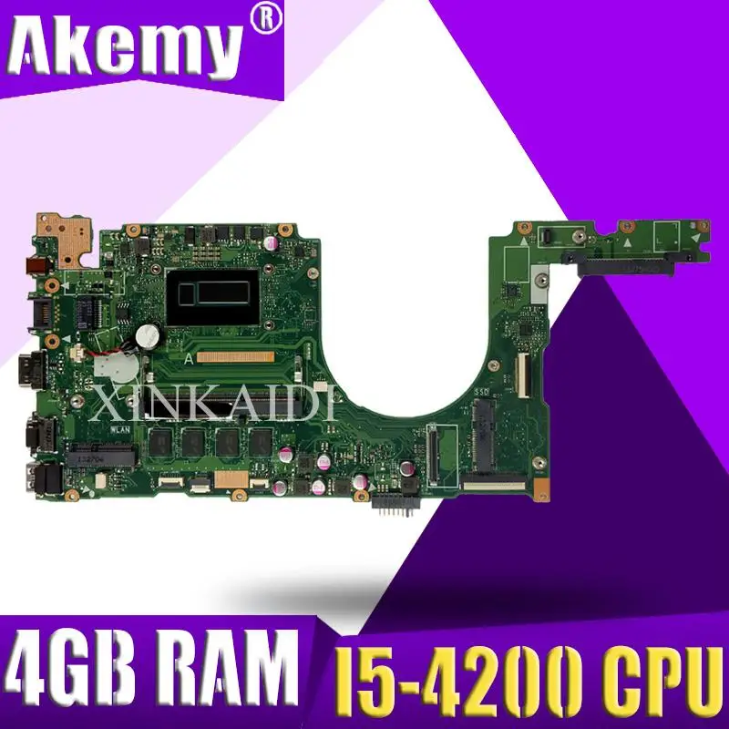 PU401LA с I5-4200 Процессор на борту 4 ГБ Оперативная память материнская плата REV 2 для ASUS