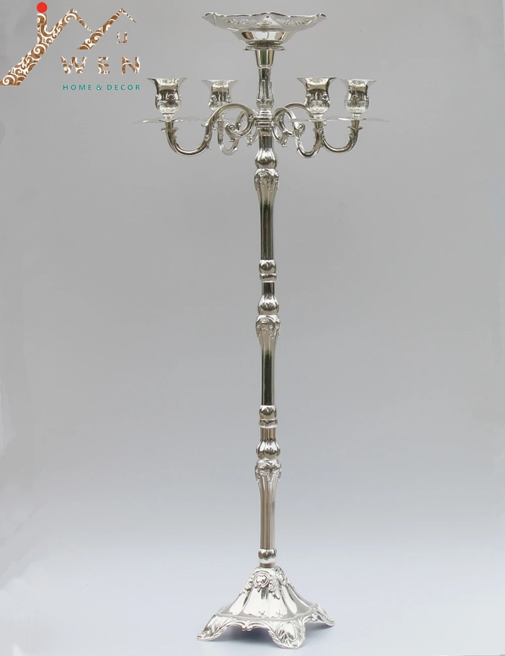 Buy Top rated silver plated floor candelabra 83cm