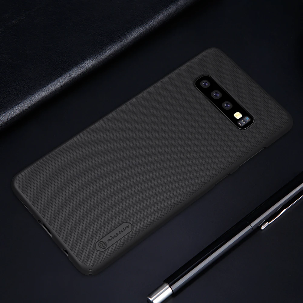 Чехол для Samsung Galaxy S10 Plus S10e чехол S20 Ultra + Матовый Жесткий Nillkin с защитой от ударов|case