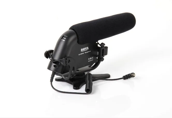 BOYA-Stereo-Video-Shotgun-Microphone-with-Windshield-for-Canon-Nikon-Camera-Camcorder-BY-VM190 (1)