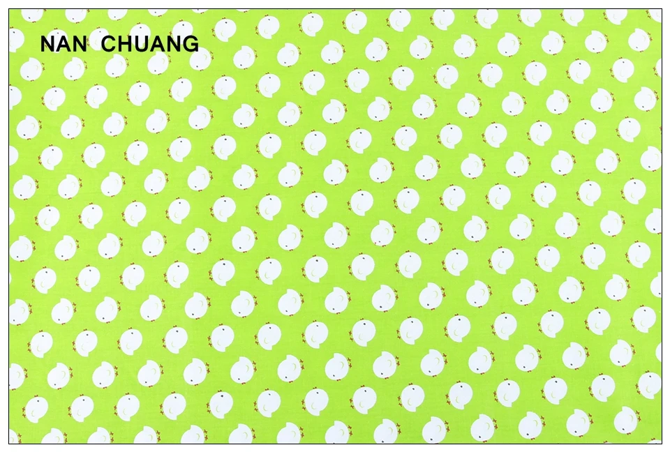 Nanchuang печатная саржевая хлопковая ткань DIY домашний текстиль ручной работы материал для стеганого покрытия Лоскутная Ткань 20x25 см 8 шт./лот