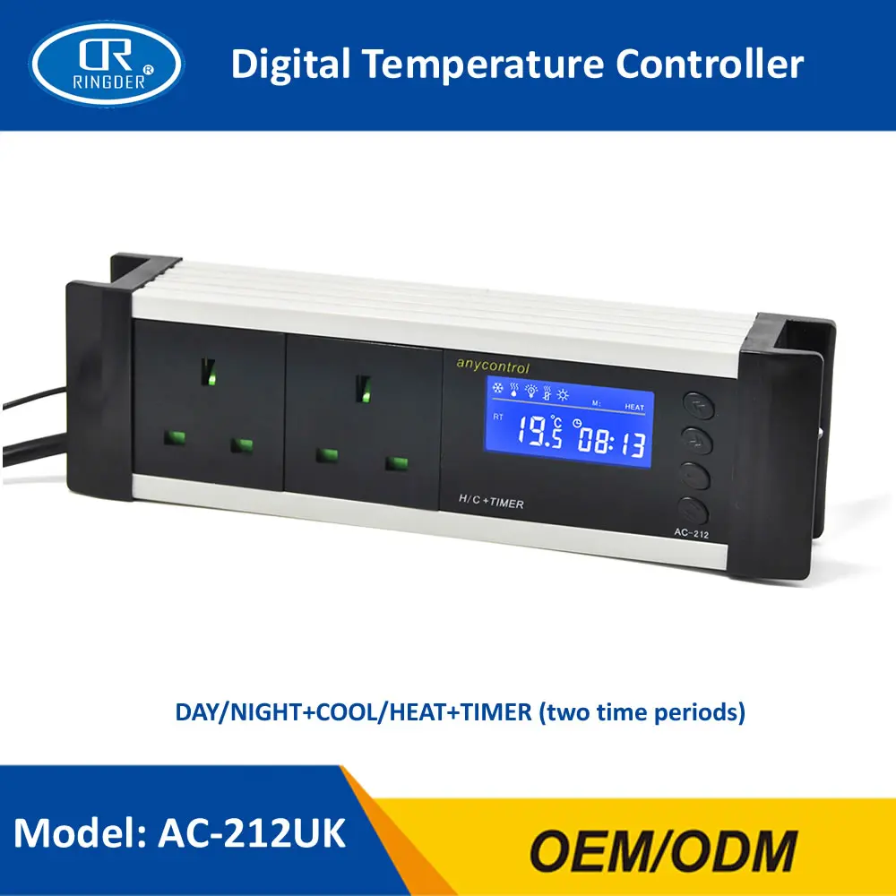 AC-212 DIGITAL REPTILE TEMPERATURE THERMOSTAT 7
