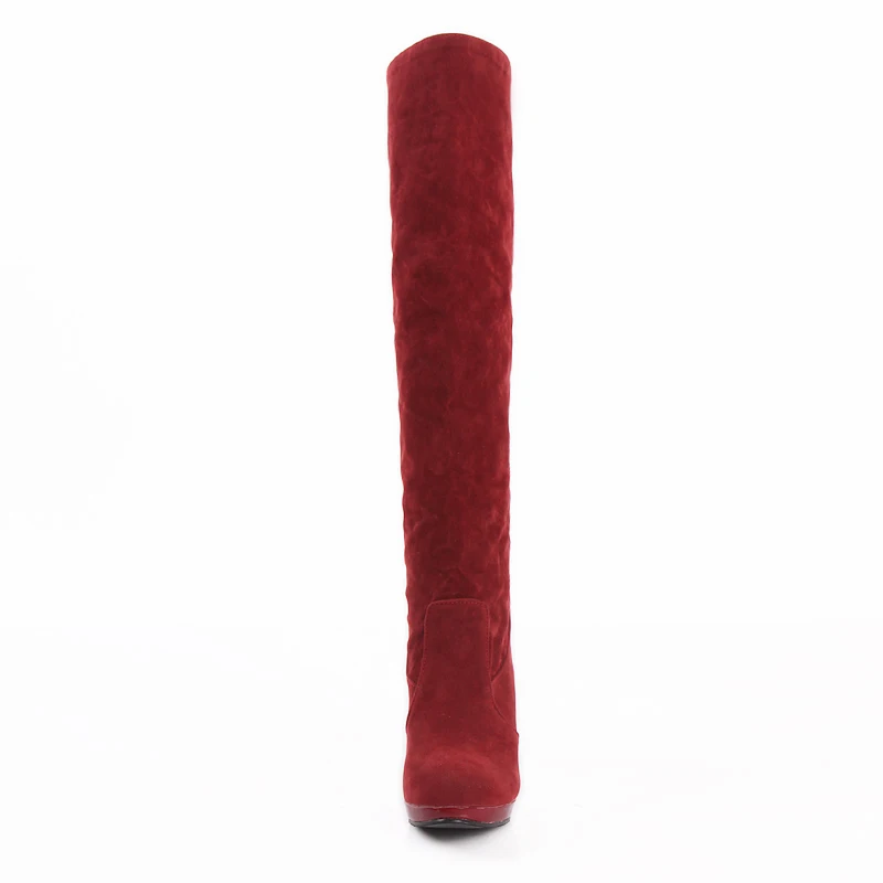 Женские высокие сапоги taofen теплые зимние на высоком каблуке размер 32 48 P6782|boots