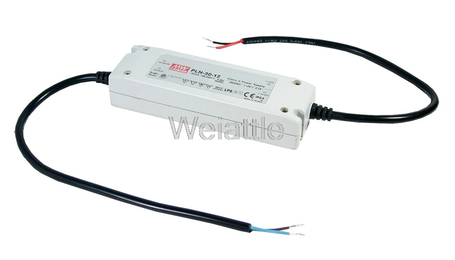 

MEAN WELL original PLN-30-12 12V 2.5A meanwell PLN-30 12V 30W Single Output LED Power Supply