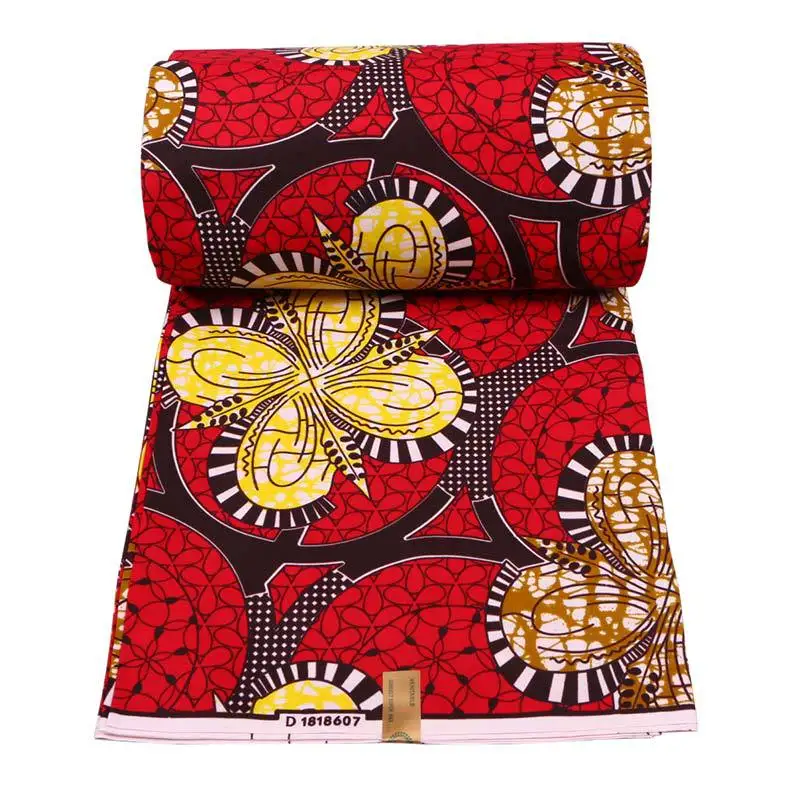 

African Wax Fabric Batik Cloth African Calico African Wax Prints Fabric Wax Hollandais High Quality Pagne Hollandais