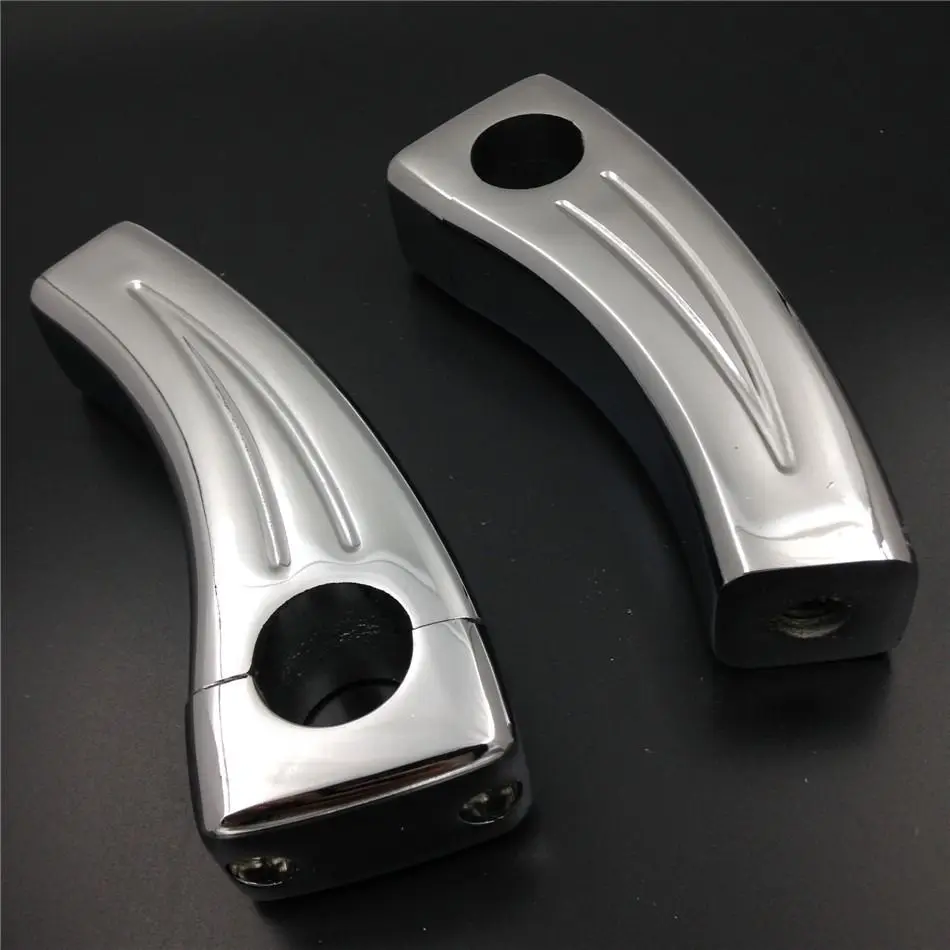 

Brand new 100% 5.5" Height Chrome handlebar risers For Honda VTX Yamaha V-Star Kawasaki Vulcan 900