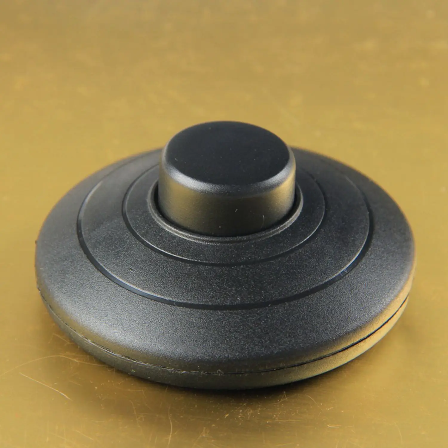 New 1pcs Black In line Lamp Foot Switch Push Power Pedal Light