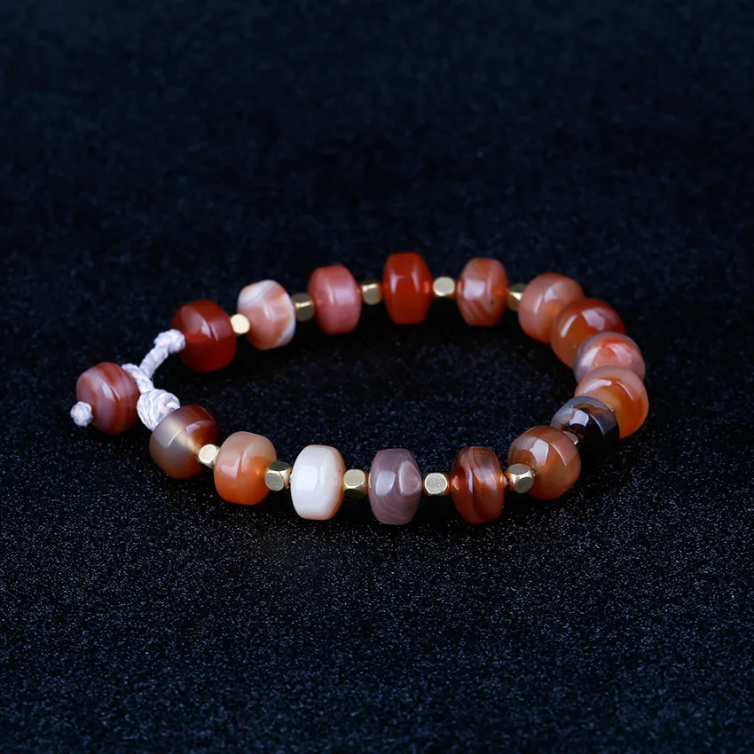 Moories-Sea-Glass-Boho-Bracelets-Summer-Women's-Bohemian-Bracelet-for-Women-men-Natural-Stones-Bracelet Stainless-Steel-Sliding-Buckle-Handmade-Adjustable-Bracelets-for-Woman-Jewelry-Fashion-2018-Wooden-. ( (6)