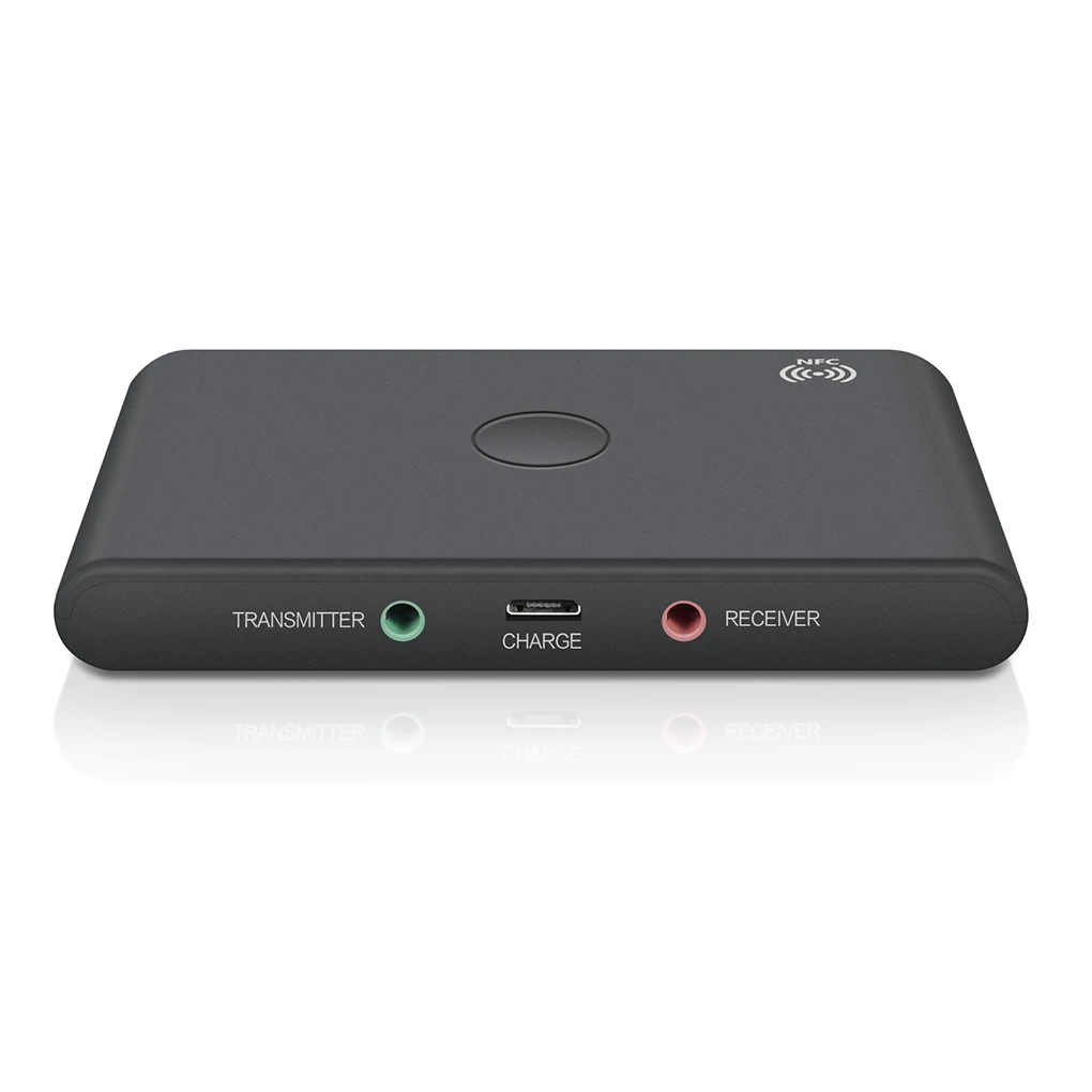 Portable Wireless Transmitter 2 In 1 Stereo Audio Adapter TV Headphones Bluetooth Receiver