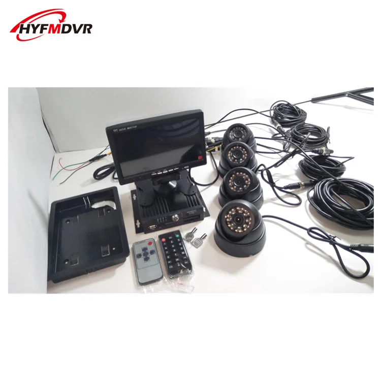 Completo de Equipamentos de Monitoramento Gravador de Vídeo Cabeça da Aviação. Conjunto Ônibus Escolar Megapixel um hd - 11 Automóveis e motos