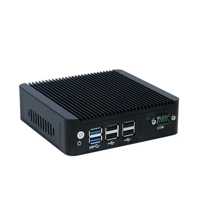 Мини-ПК с Intel celeron N3160 четырехъядерный 1,6 ГГц dual lan 2* HDMI 1* DP 6* USB X86 одноплатный компьютер для офиса