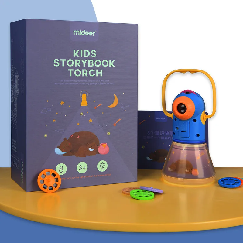  Kids Story Book Torch Toy Montessori Materials Projector Sensory Toys Electric Baby Quite Book Pres