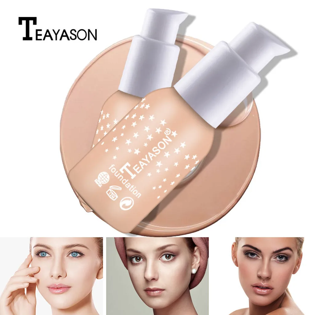 

Dropshipping Foundation Color Changing Liquid Foundation Makeup Change To Your Skin Tone By Just Blending maquillage