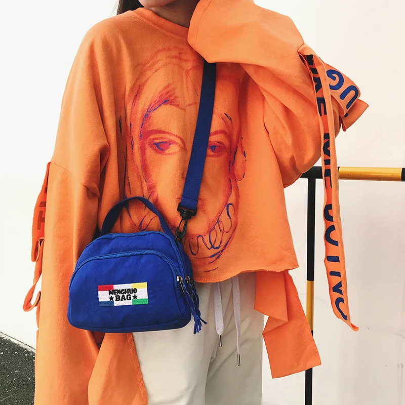 MENGHUO Small Shoulder Bags Female Solid Zipper Luxury Women Designer Flap Mini Nylon Summer Beach Crossbody Bag Sac A Main 2018 (42)