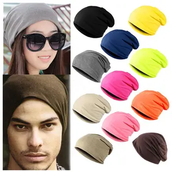 

Hot Sale new 1PCS Fashion Winter Women Men Knit Ski Crochet Slouch Hat Unisex Cap Beanie Hip-Hop Warm Hats