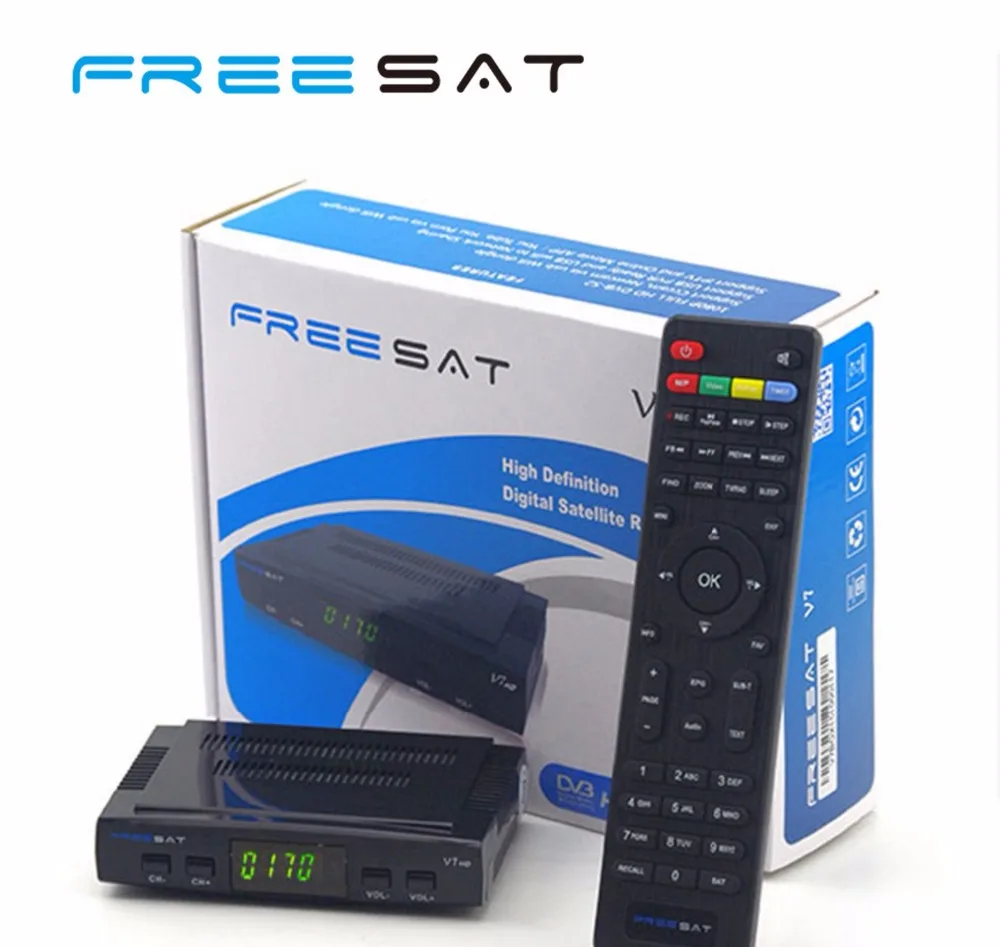 Freesat V7 1 год Европа 3/4/6 лайн Клайн спутниковый ТВ приемник DVB S2/T2 Испания Италия Германия Польша Великобритания спортивный костюм компьютерной приставки к телевизору