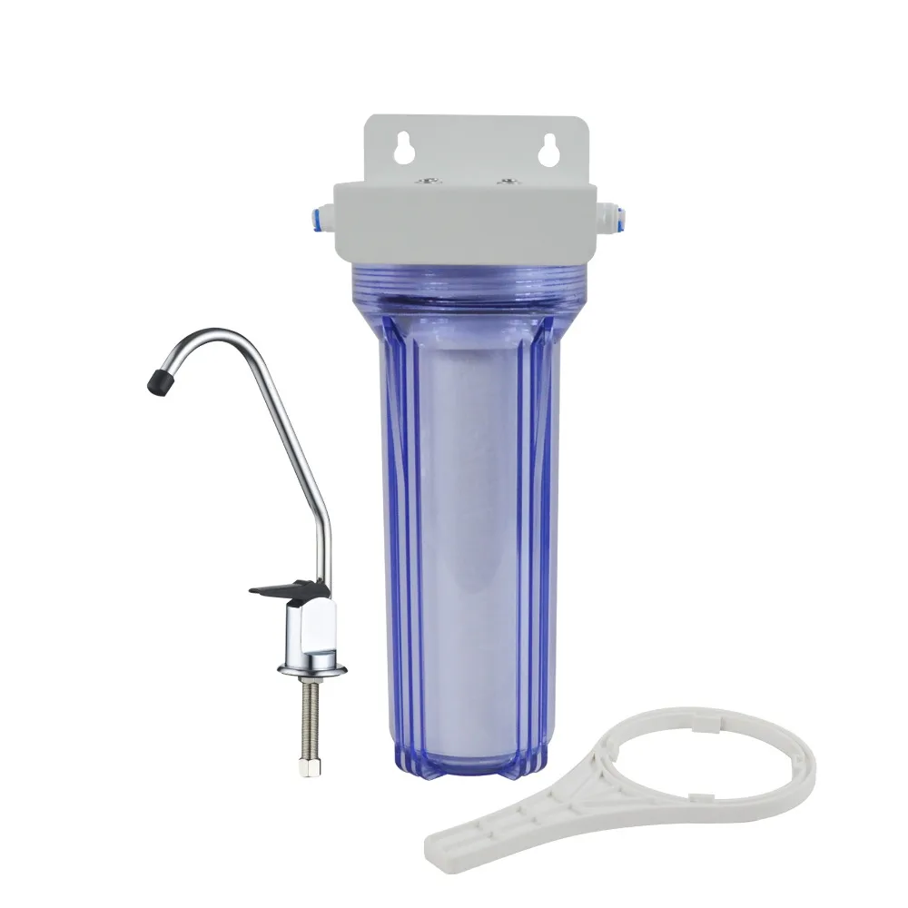 Us 66 99 1 Stage Transparent Under Sink Water Filtration System With 10