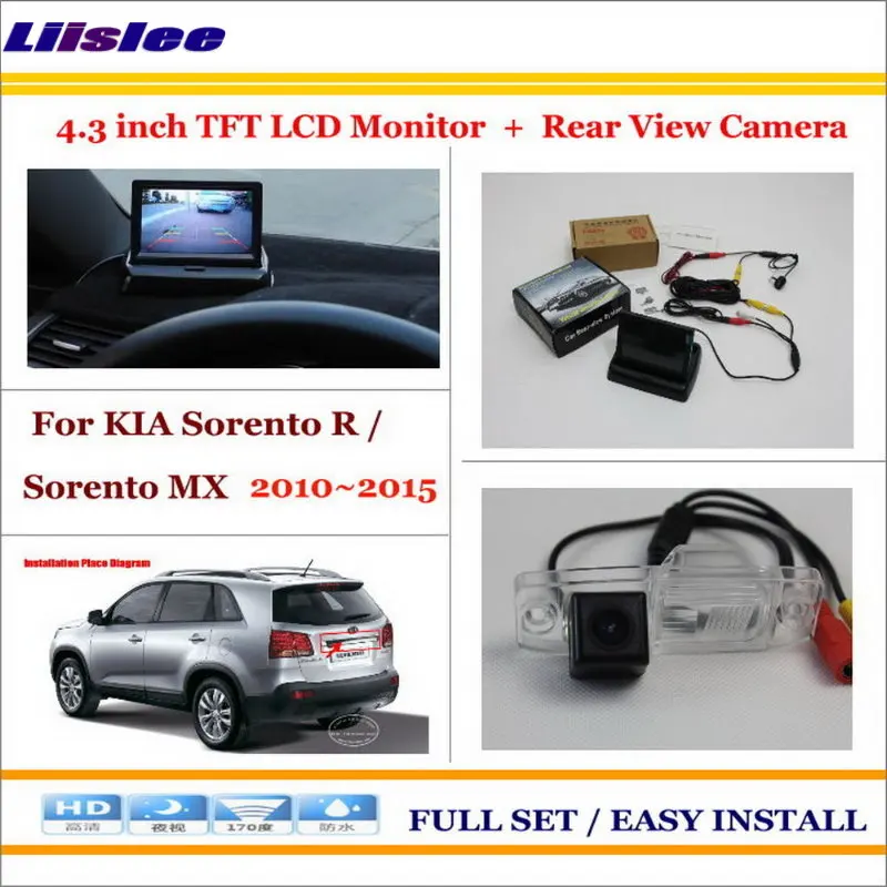 

Liislee For KIA Sorento R / Sorento MX 2010~2015 Car Rear Camera + 4.3" TFT LCD Screen Monitor = 2 in 1 Back Up Parking System