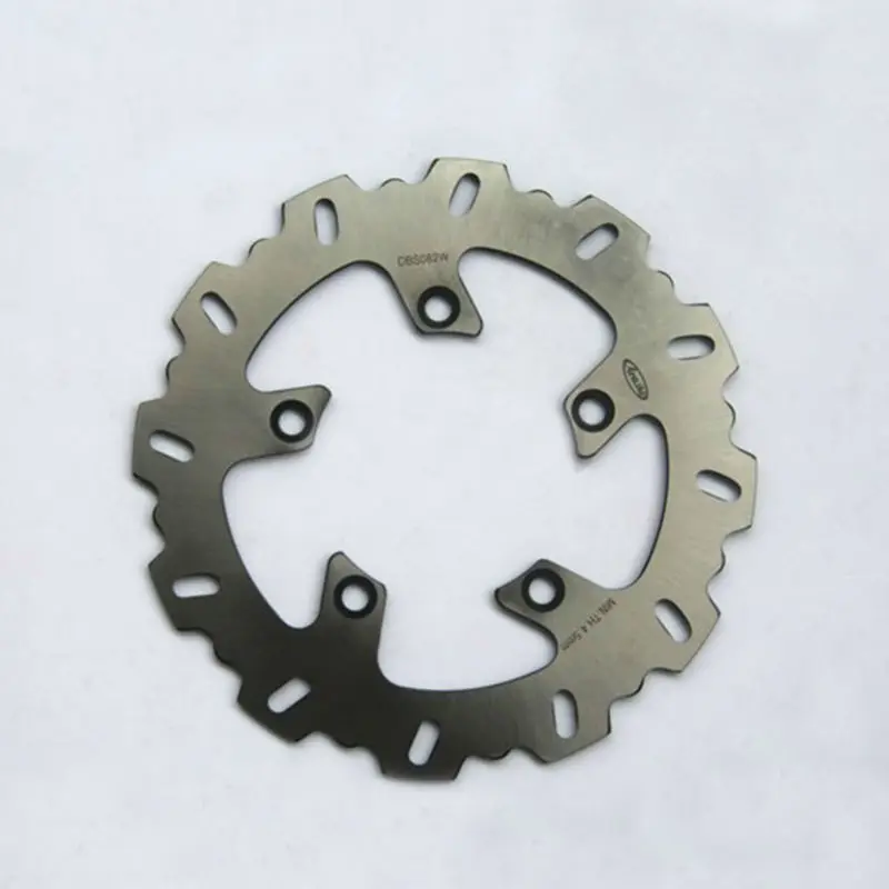 1 Pcs Motorcycle Rear Brake Rotors Disc Braking Disk for Yamaha FZ600 FZ6 Fazer 2004-2008 FZ1000 FZ1 FAZER ABS 2007-2011 1 pcs motorcycle rear brake rotor disc steel braking disk for honda cbr1100xx 1997 2004 xlv1000 varadero abs 2004 2007 2010 2011