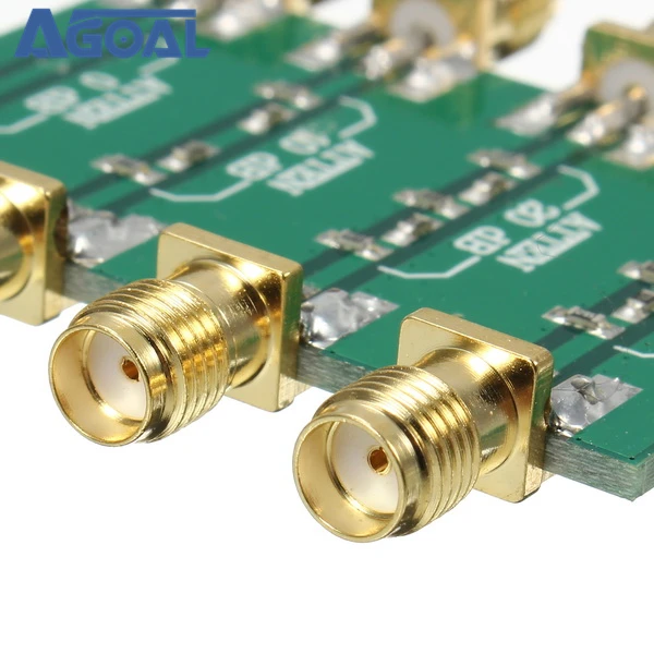 DC-4.0GHz RF Фиксированный аттенюатор 23dBm 200mW с SMA двойной женской головкой 0dB 10dB 20dB 30dB