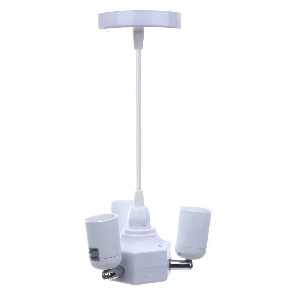 

E27 4 Socket Adapter ,E27 LED Light Bulb Converts 1 Socket into 4 Use for Standard Socket E27 LED Bulbs